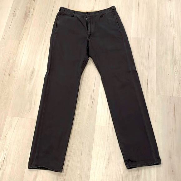 rag & bone - Men’s 100% cotton pants in slate gray - Picture 1 of 8